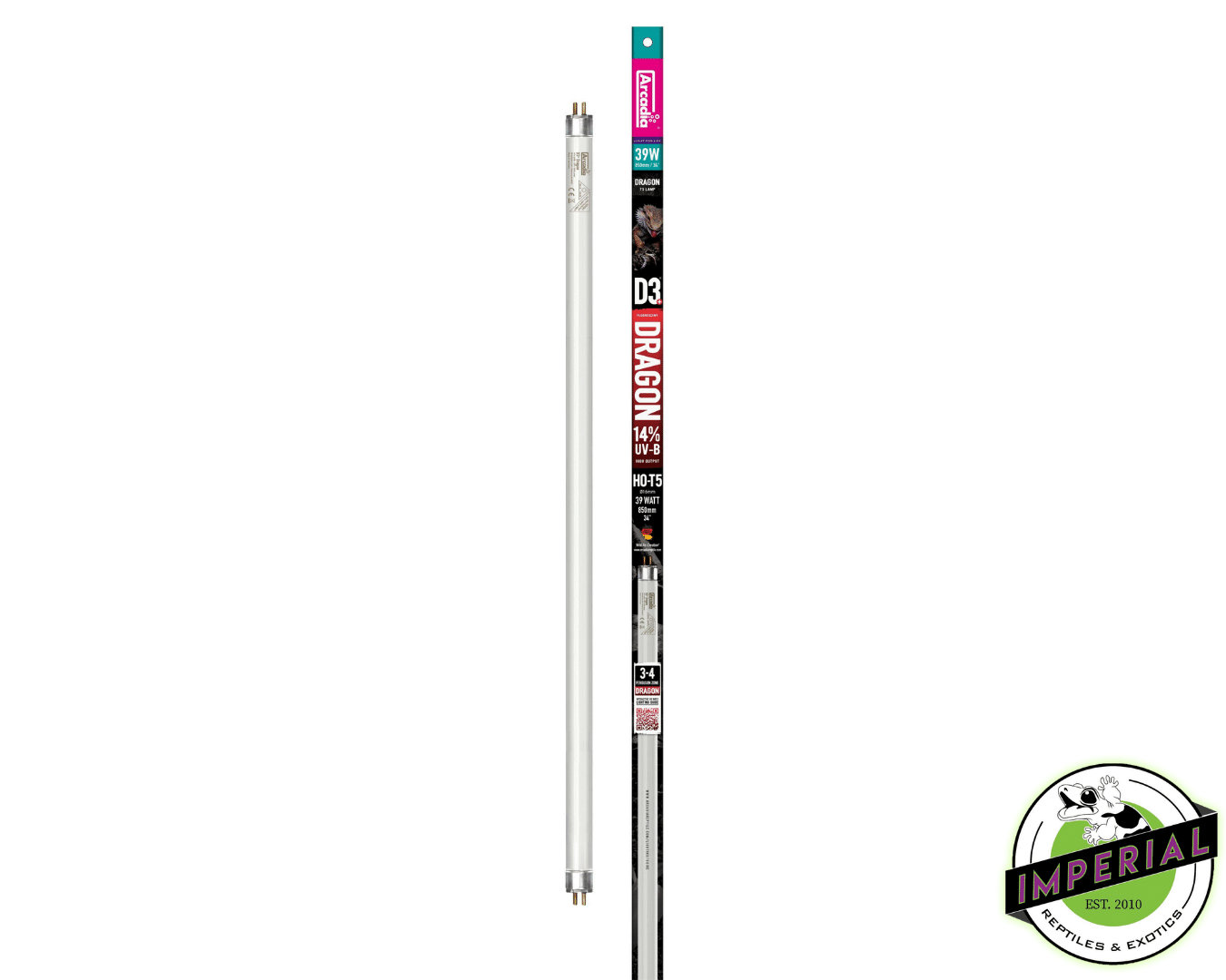 Arcadia DRAGON D3 14 UVB T5 Bulb For Sale Imperial Reptiles