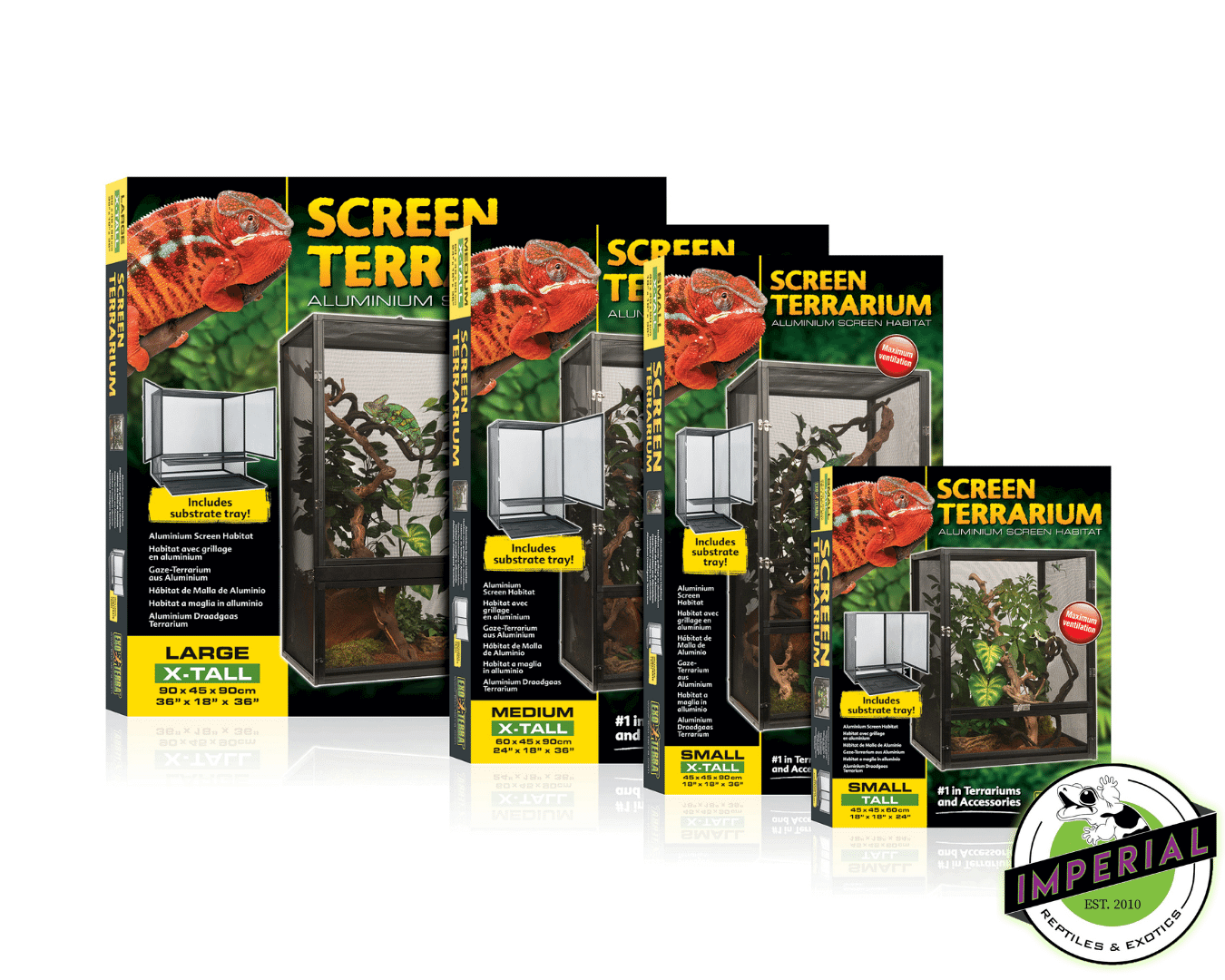 Exo Terra Screen Terrarium Reptile Cages For Sale - Imperial