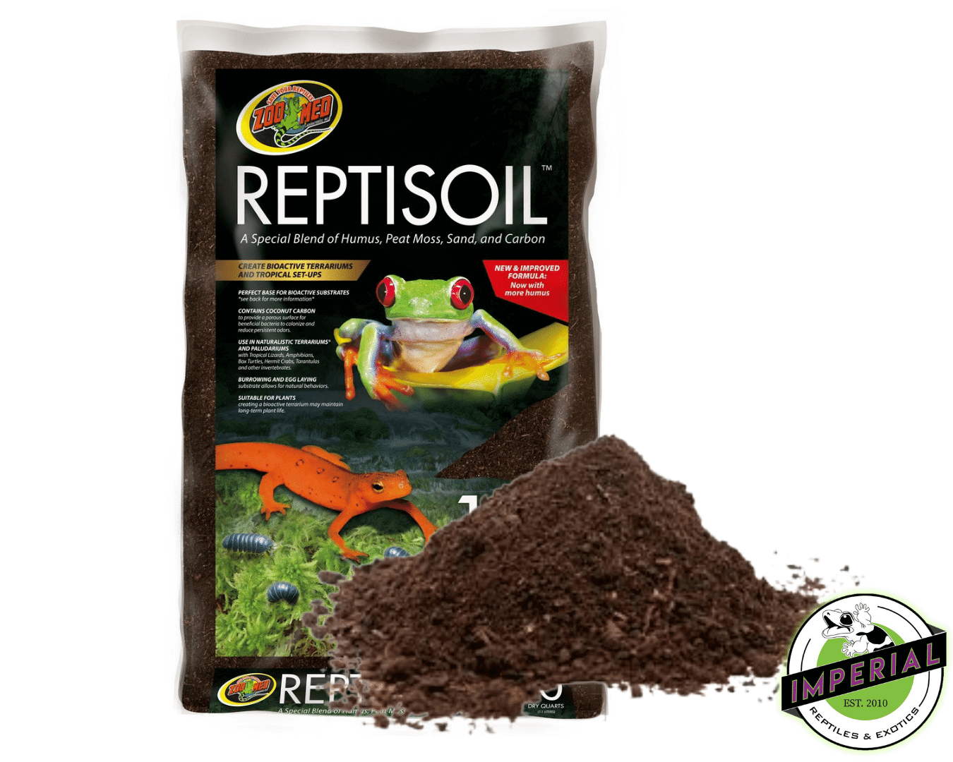 Peat Moss Bioactive Terrarium Soil Special Mix Allow Water to Drain Fast  Soil Substrate for Tropical Environment Vivarium Decor 