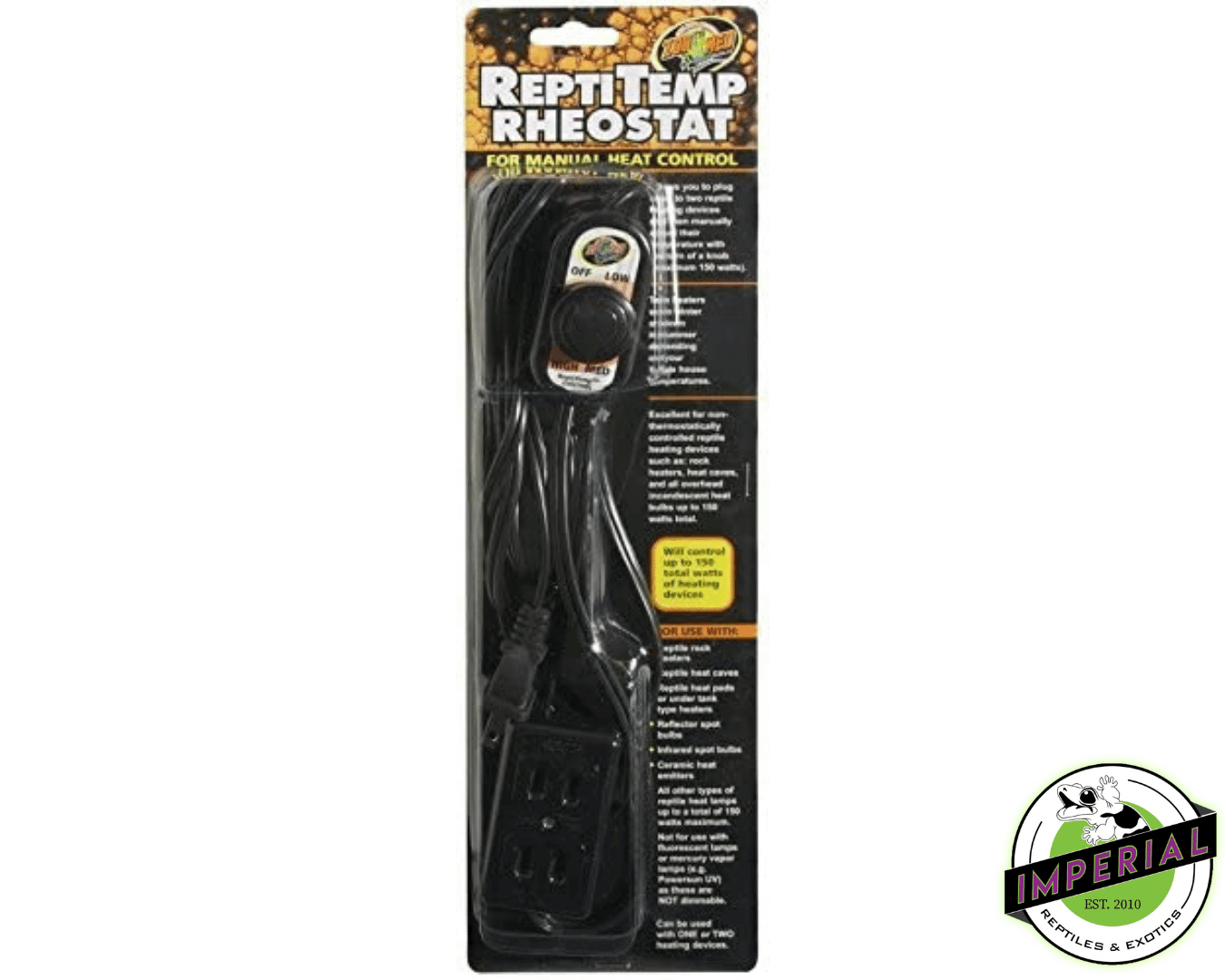 ReptiTemp Rheostat For Sale Imperial Reptiles IMPERIAL REPTILES