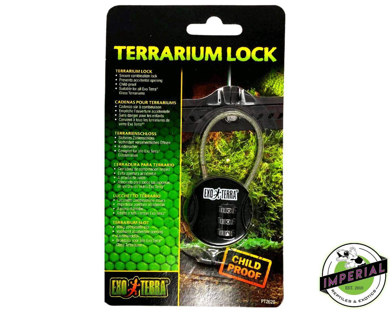 ExoTerra Terrarium Lock For Sale Imperial Reptiles IMPERIAL