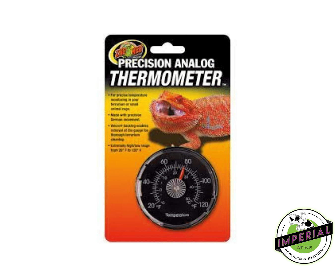 precision analog reptile thermometer for sale online, buy cheap reptile supplies near me