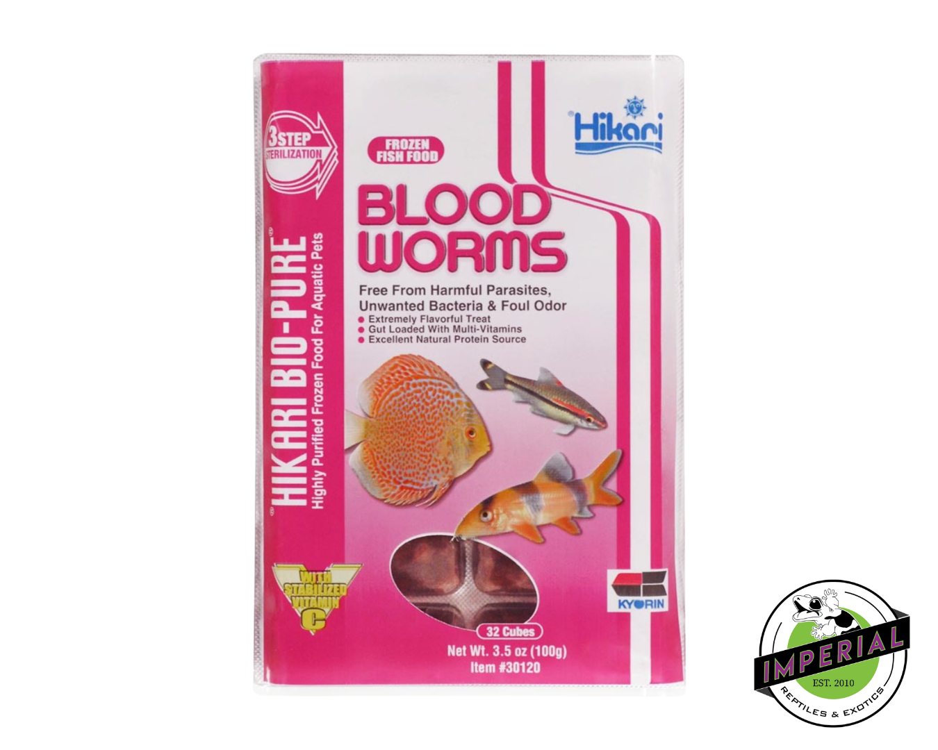 Hikari Frozen Blood Worms for sale, reptile supplies for sale, buy reptile supplies online, buy reptiles online, reptiles for sale