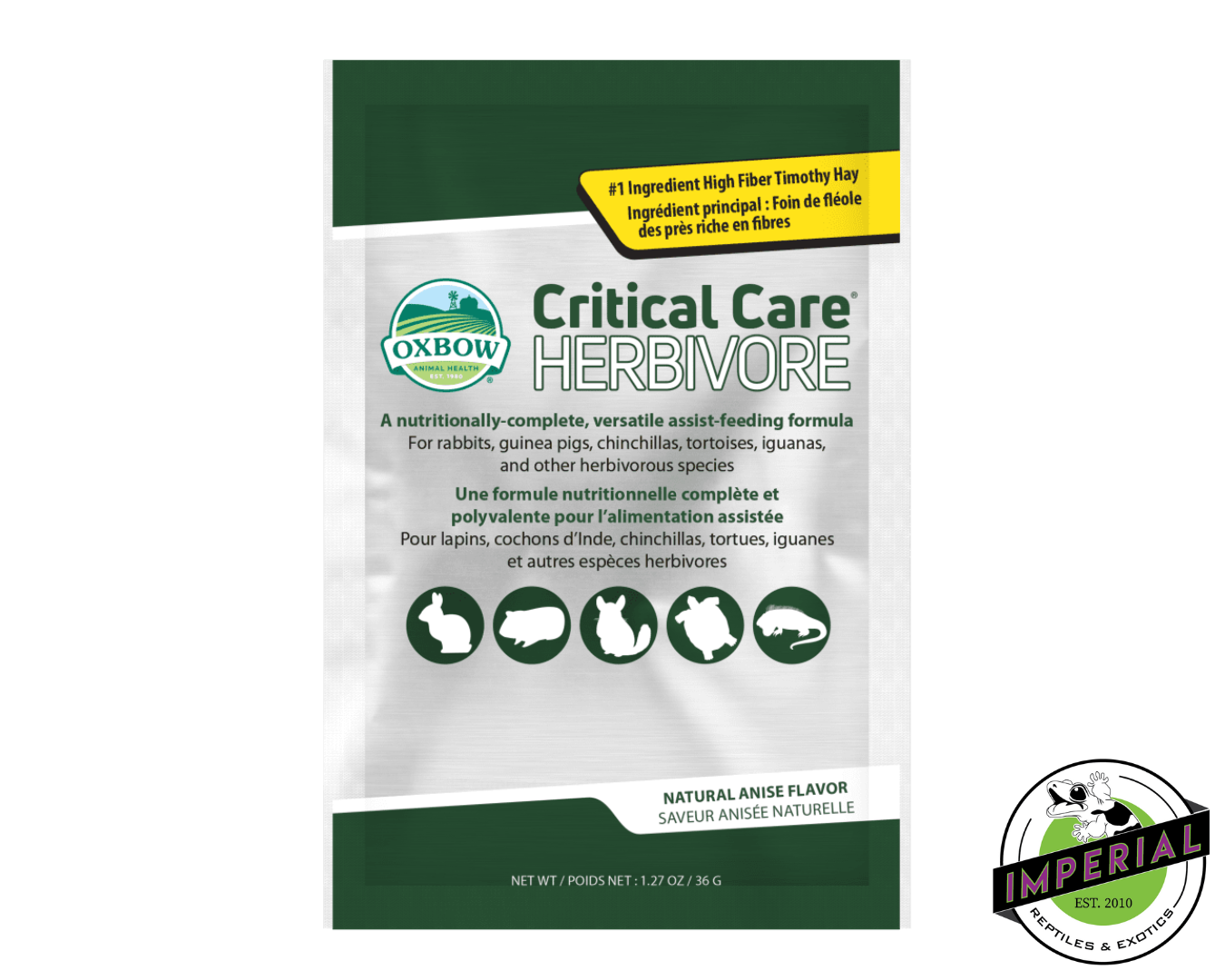 Oxbow Critical Care Herbivore Star Anise Flavor for sale, buy reptile supplies online, supplies for sale, buy reptiles online, reptiles for sale