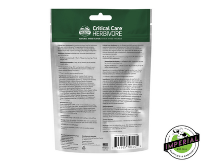 Oxbow Critical Care Herbivore Fine Grind Papaya Flavor for sale, buy reptile supplies online, supplies for sale, buy reptiles online, reptiles for sale