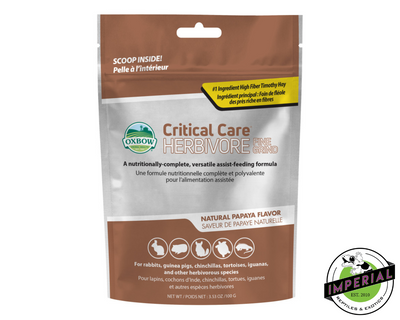 Oxbow Critical Care Herbivore Fine Grind Papaya Flavor for sale, buy reptile supplies online, supplies for sale, buy reptiles online, reptiles for sale