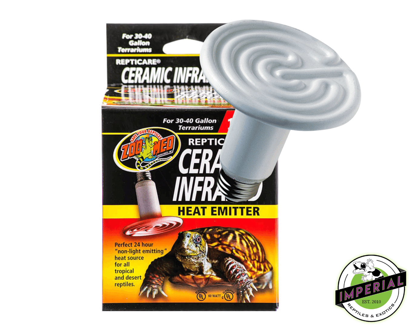ceramic infrared heat emitter for sale online, buy cheap reptile supplies near me
