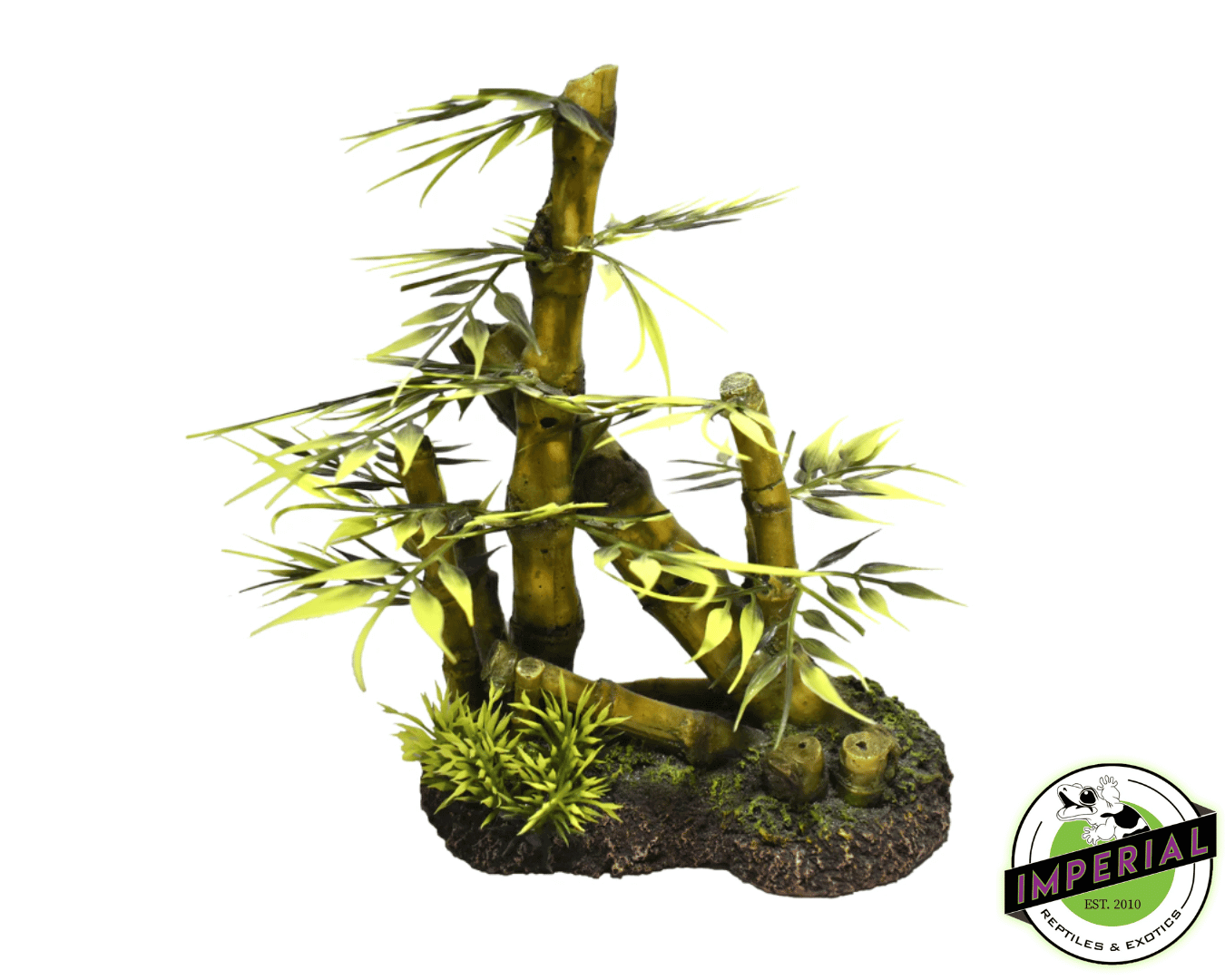 bamboo with plant reptile tank decoration for sale. buy cheap reptile foliage online