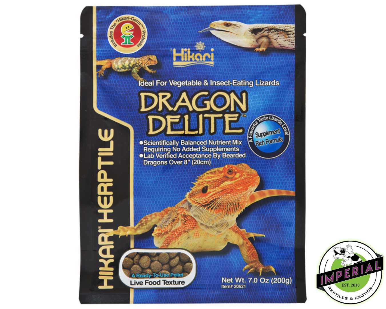 Hikari Dragon Delite food for bearded dragons for sale online, buy reptile supplies near me at cheap prices