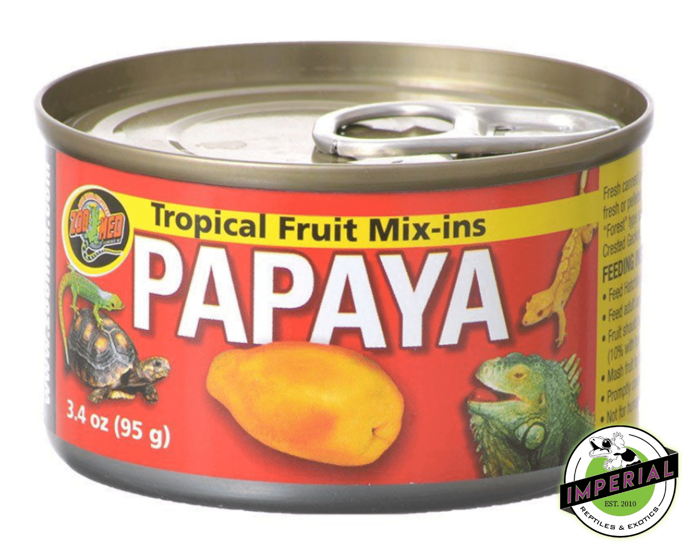 papaya tropical fruit mix ins reptile food for sale online, buy cheap reptile supplies near me