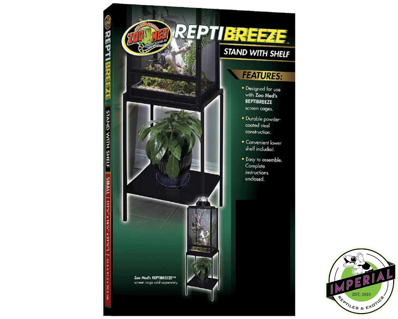 reptibreeze stand with shelf for sale online, buy cheap reptile supplies near me
