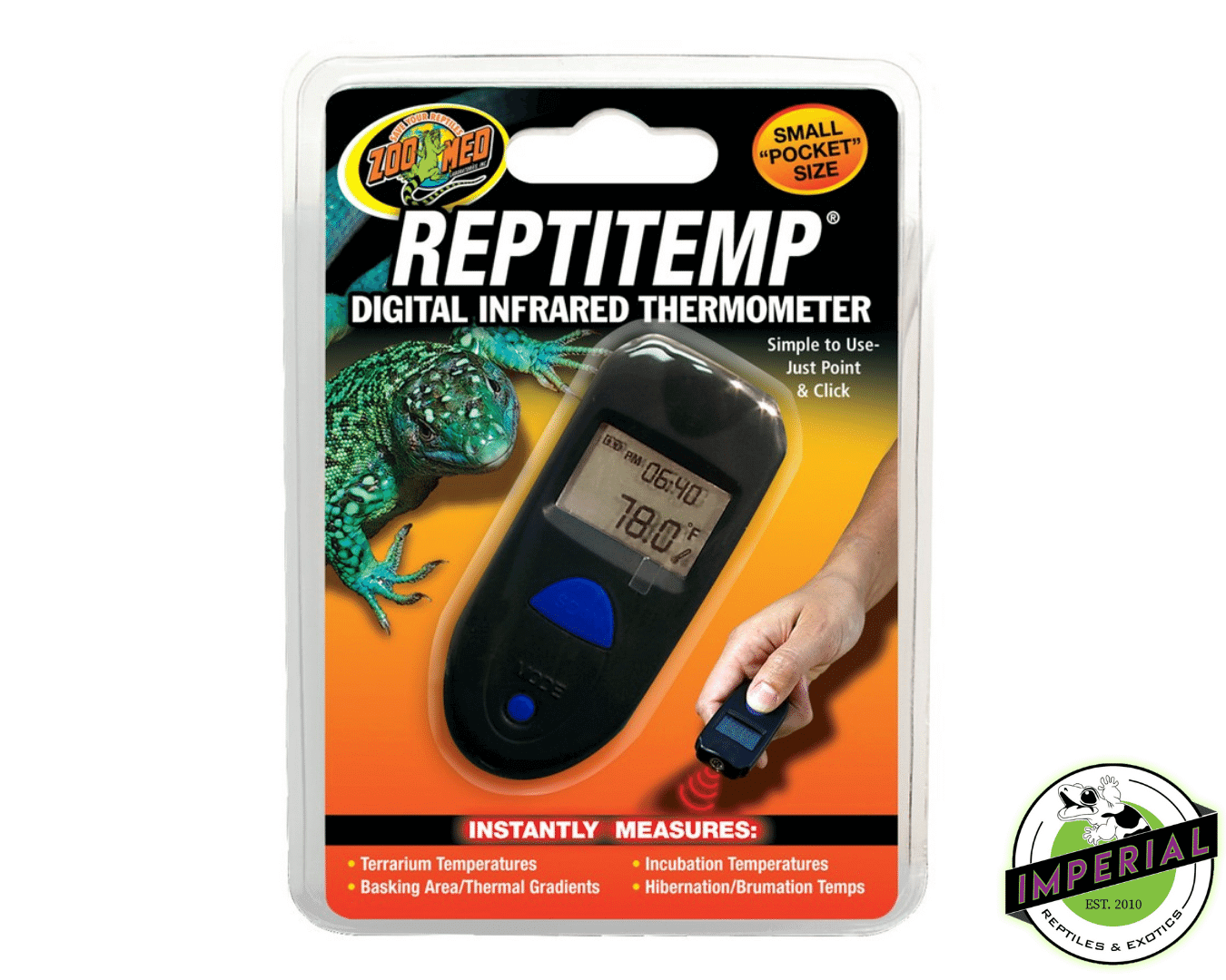 reptile digital infrared thermometer reptitemp for sale online, buy cheap reptile supplies near me