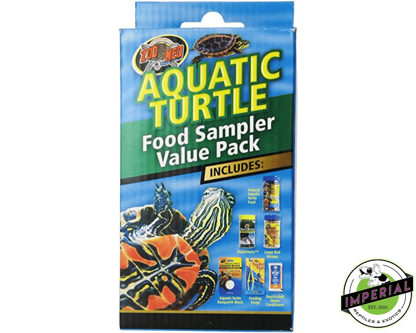 buy natural aquatic turtle food sampler value pack for sale online, cheap reptile supplies near me